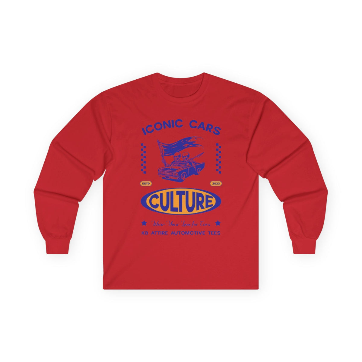 Iconic Cars Culture Long Sleeve Tee