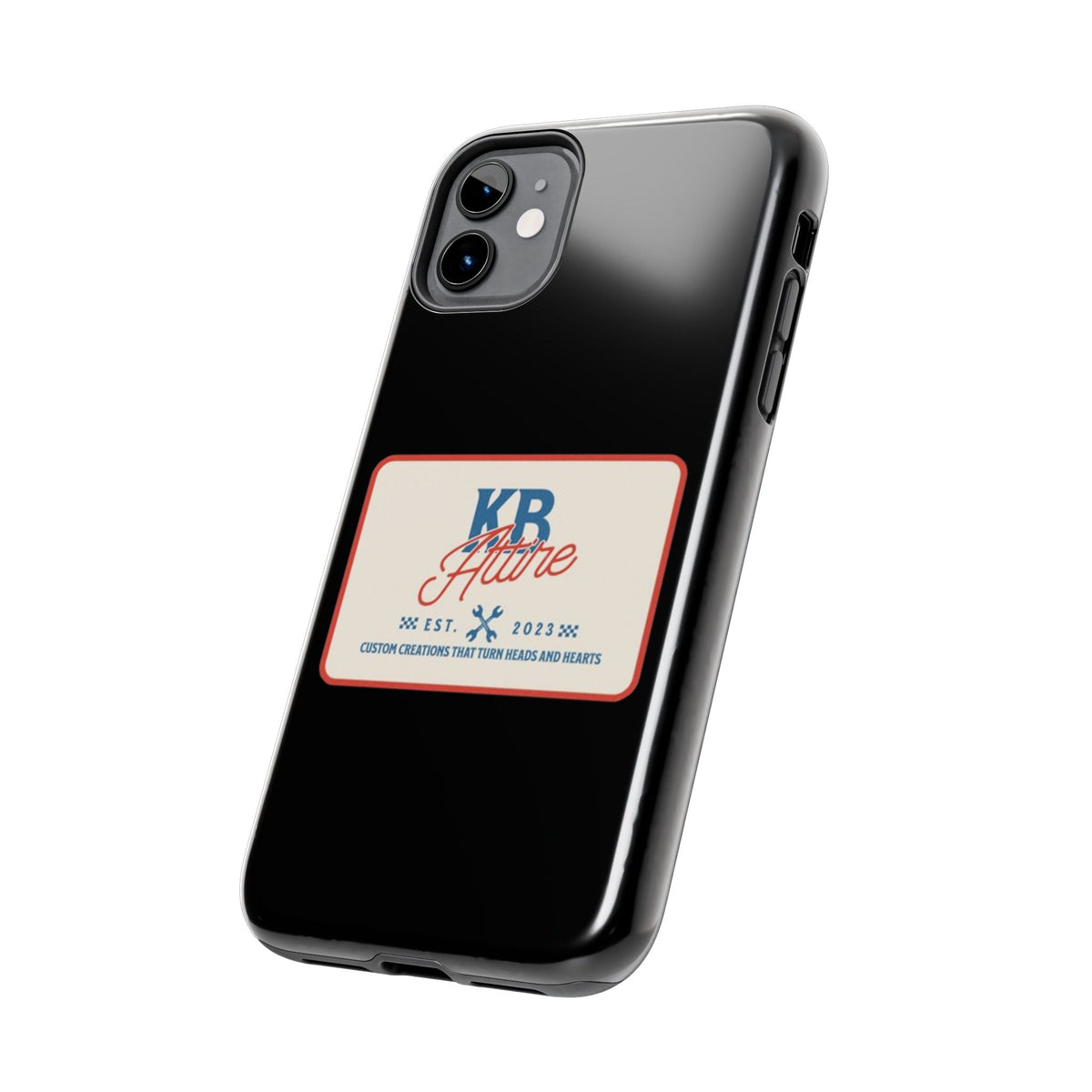 KB Attire 'The Patch' Phone Case (Black)
