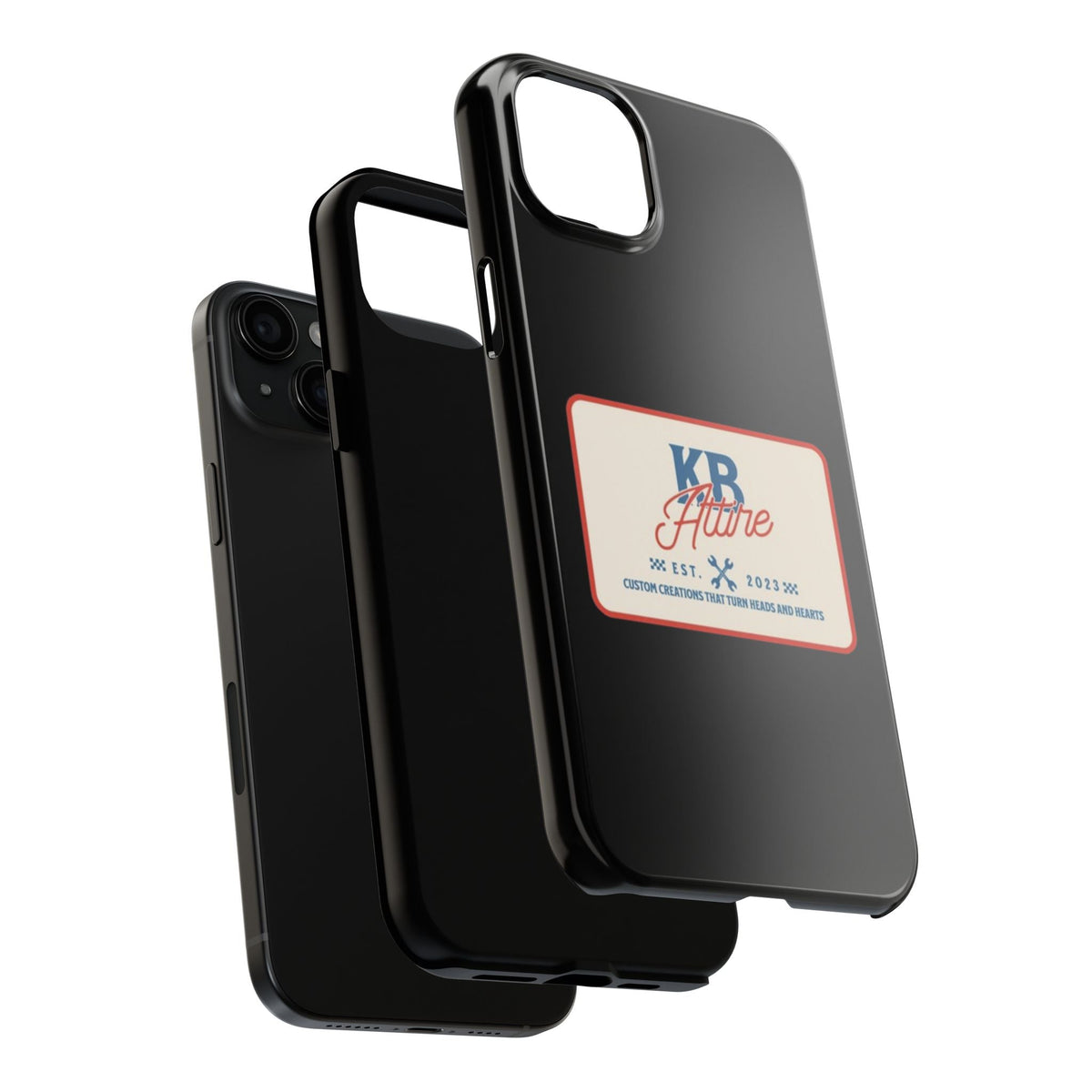 KB Attire 'The Patch' Phone Case (Black)