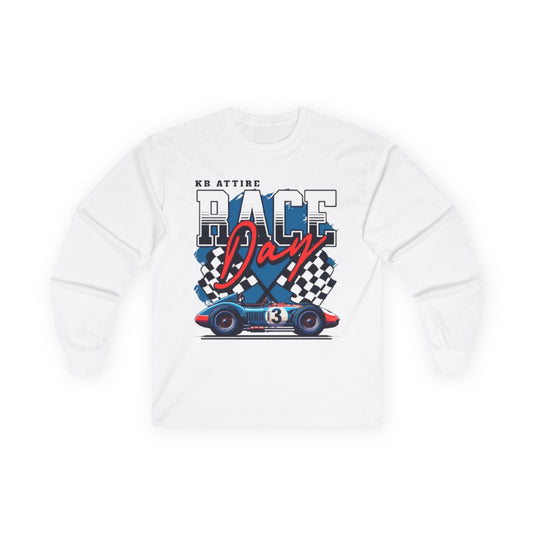 Men's 'Race Day' Long Sleeve Tee