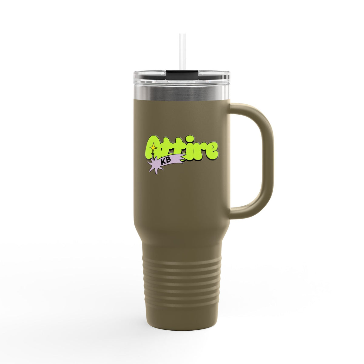 KB Attire Cartoon Travel Mug for On-the-Go 40oz Thermal Cup