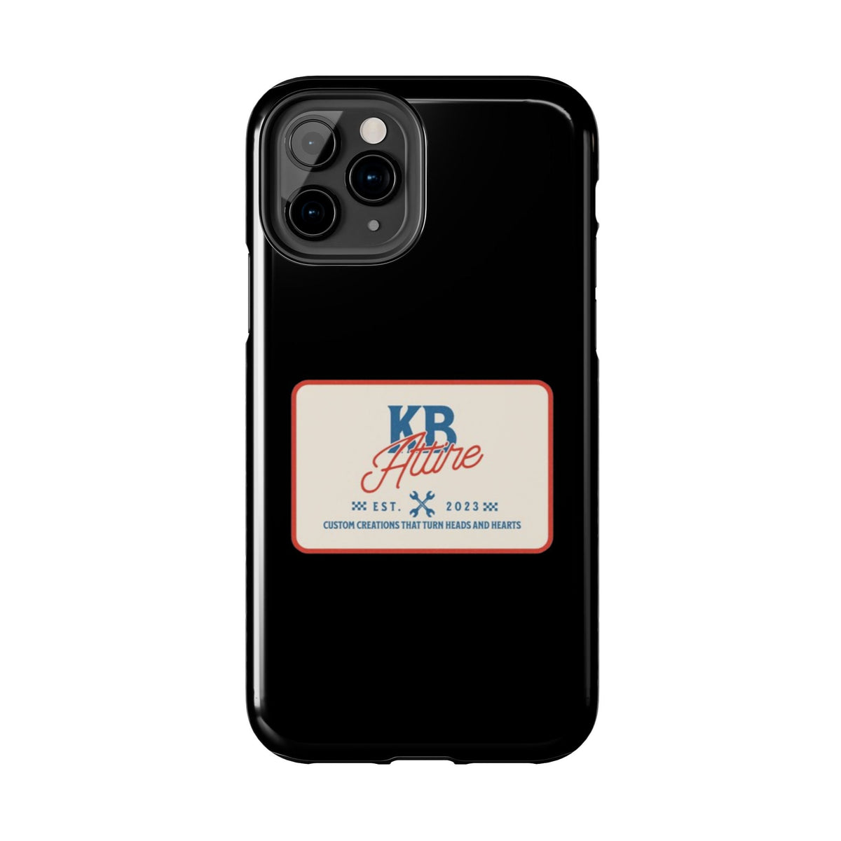 KB Attire 'The Patch' Phone Case (Black)