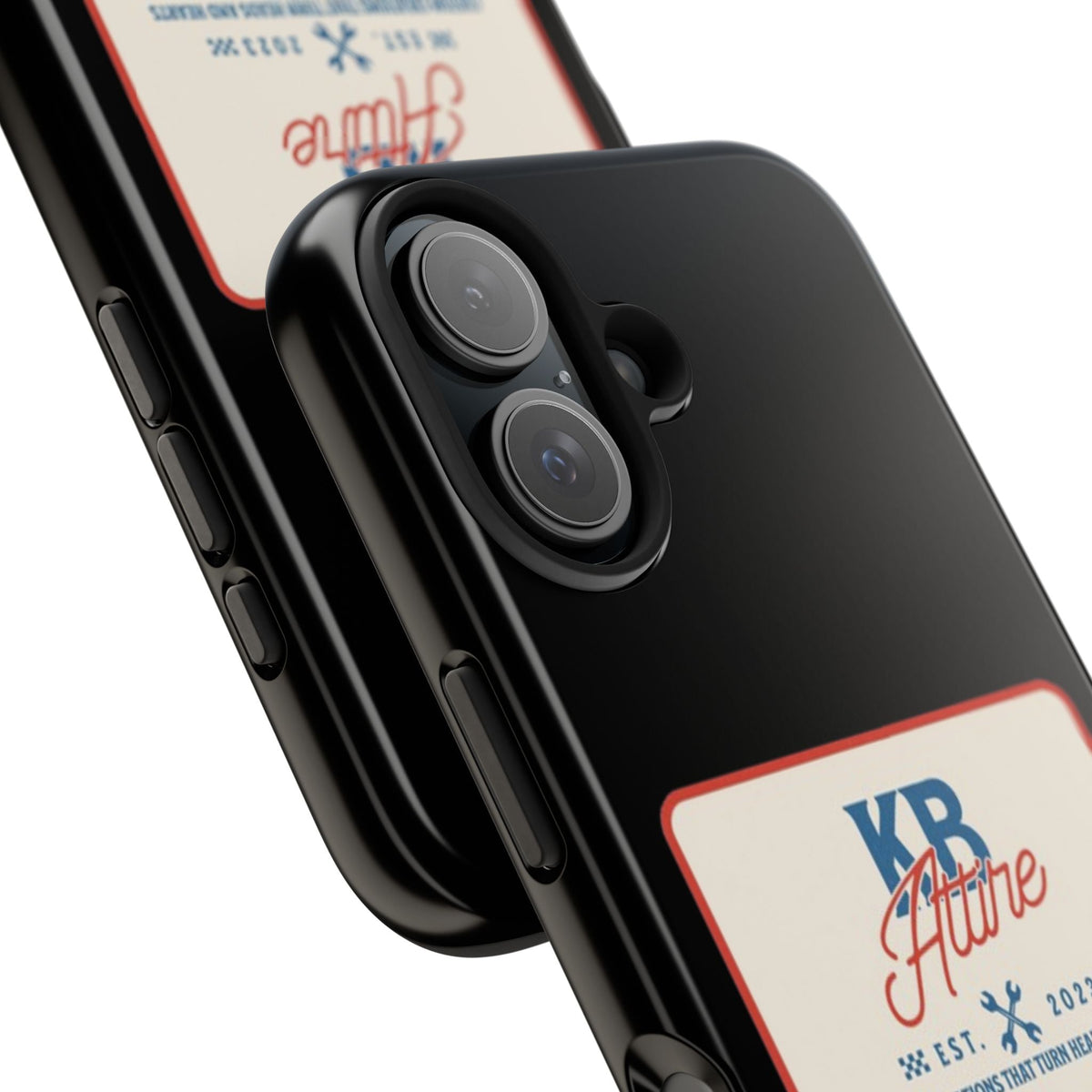 KB Attire 'The Patch' Phone Case (Black)