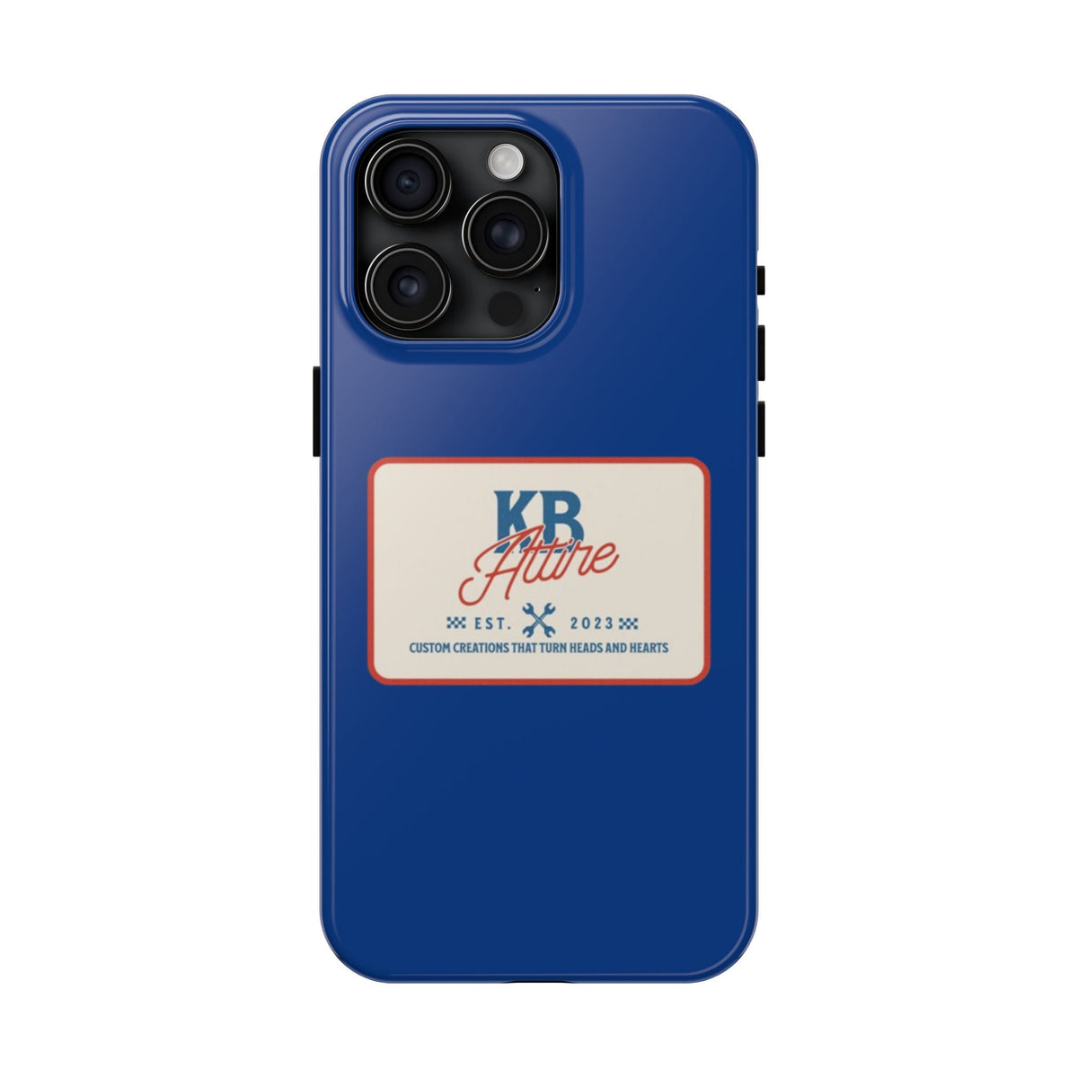 KB Attire 'The Patch' Phone Case (Blue)