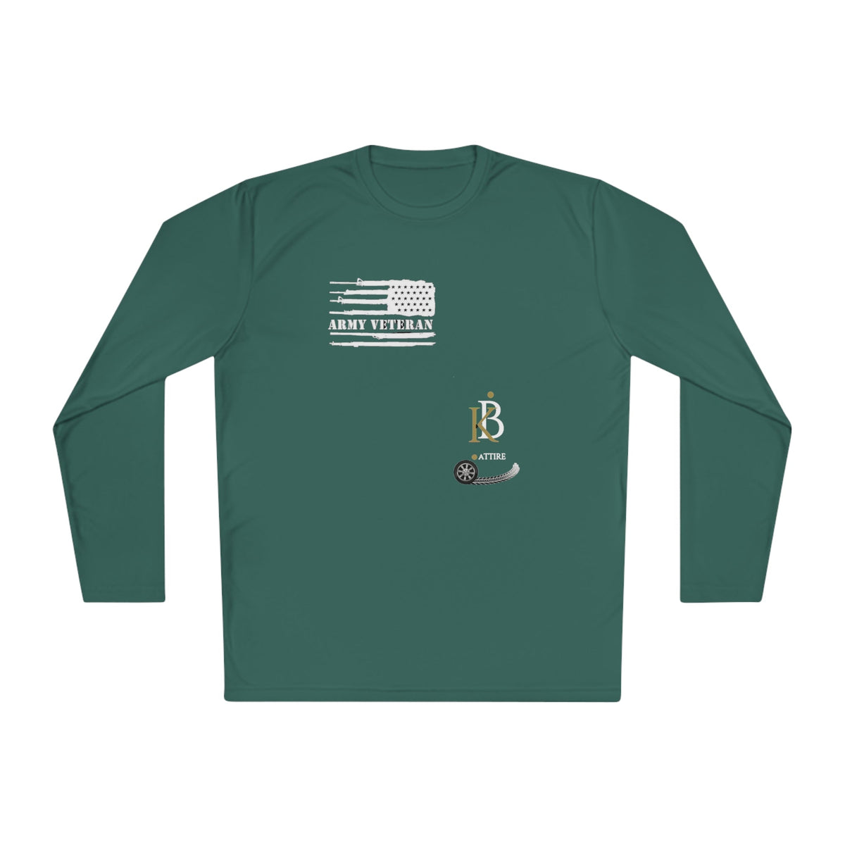 KB Attire Forest Green "Riding Deep" Unisex Lightweight Long Sleeve Tee