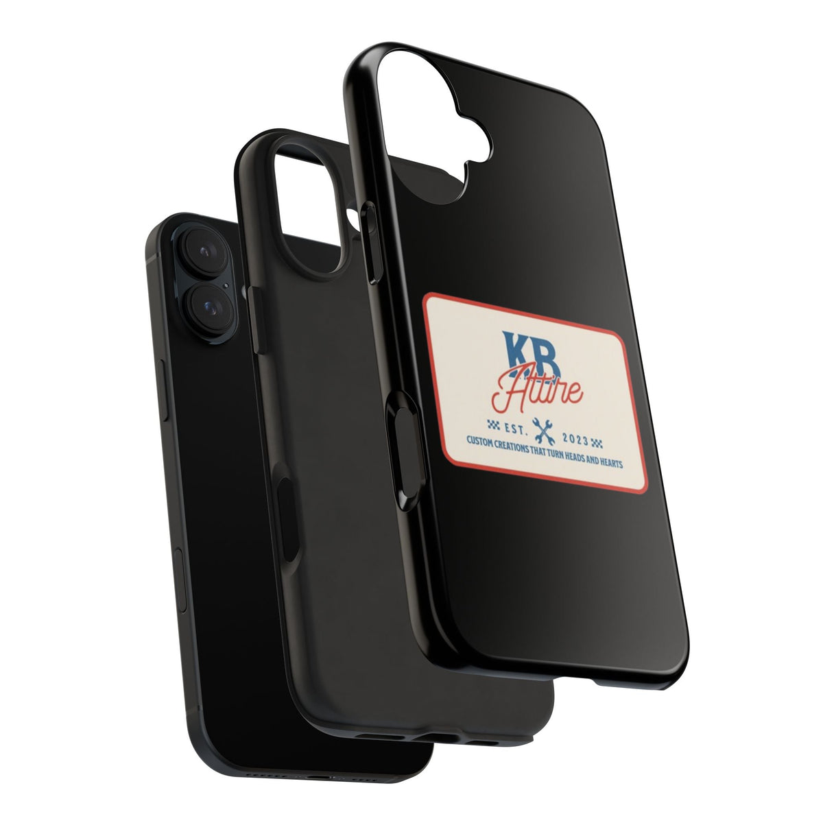 KB Attire 'The Patch' Phone Case (Black)