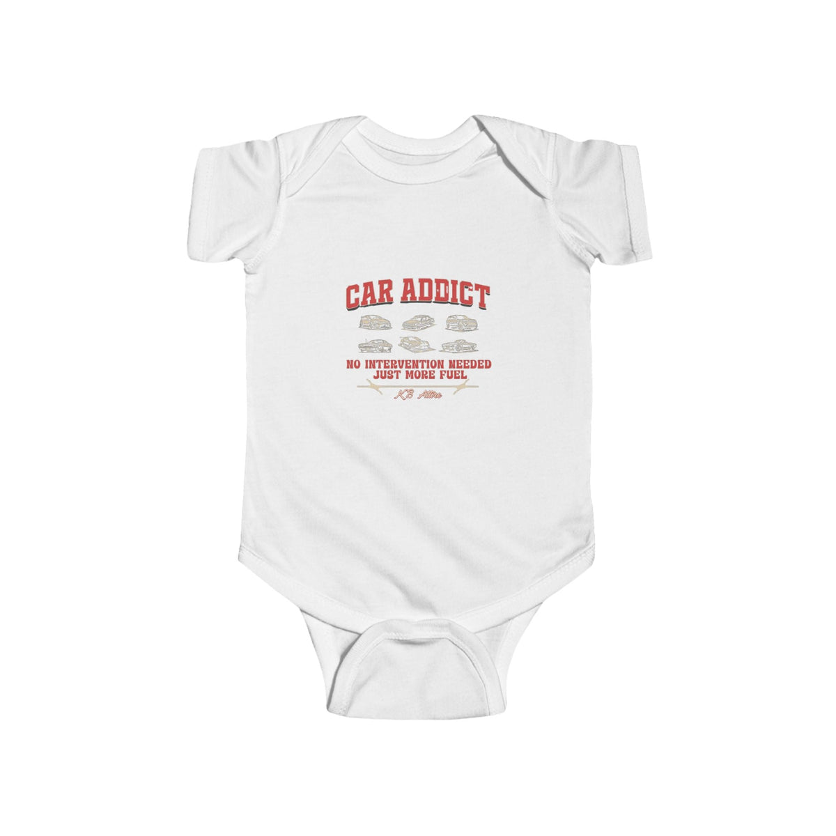 KB Attire Car Addict Infant Bodysuit