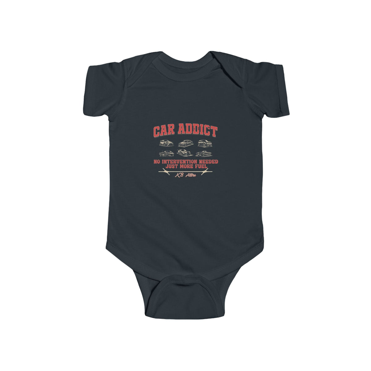 KB Attire Car Addict Infant Bodysuit