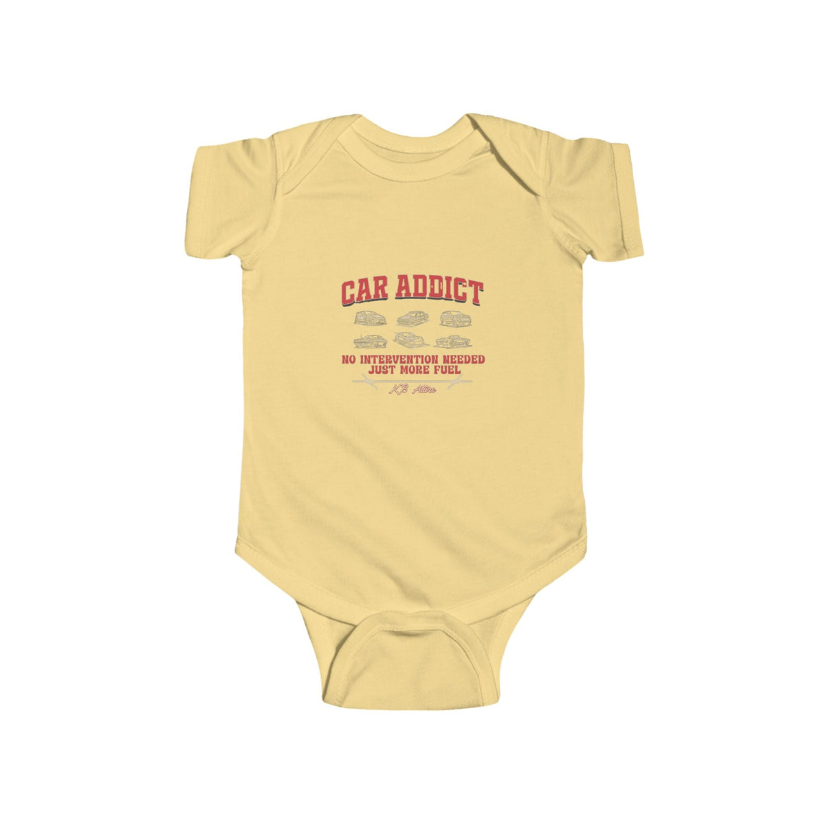 KB Attire Car Addict Infant Bodysuit