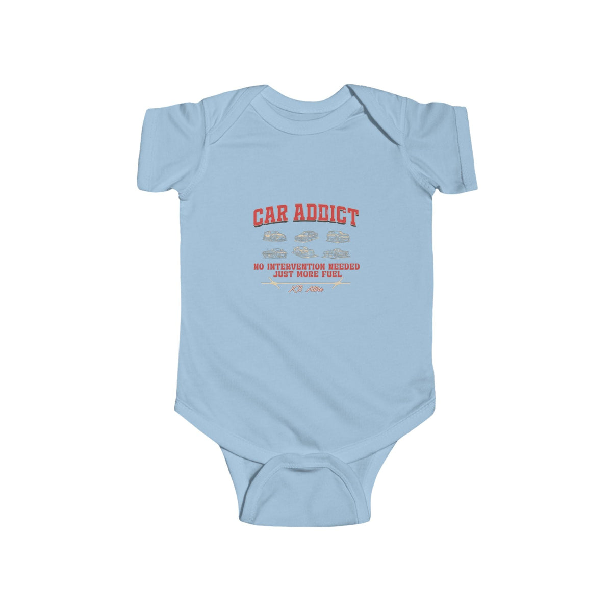 KB Attire Car Addict Infant Bodysuit