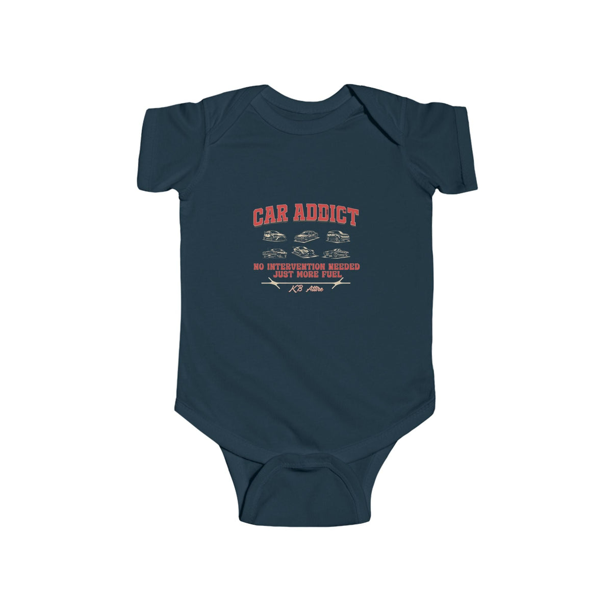 KB Attire Car Addict Infant Bodysuit