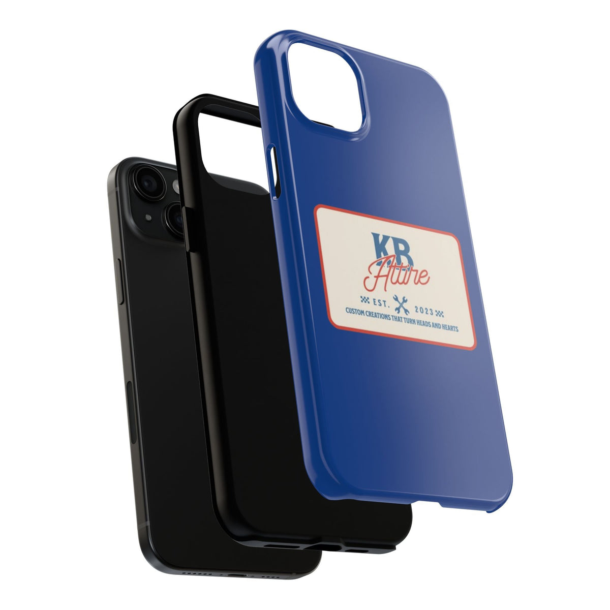 KB Attire 'The Patch' Phone Case (Blue)