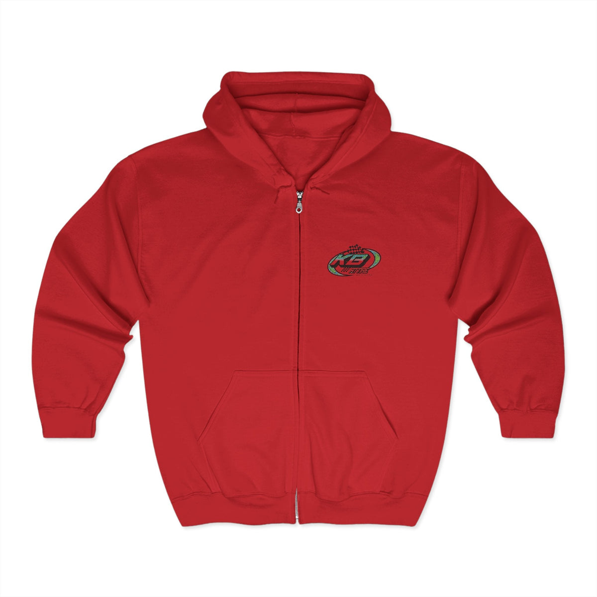 KB Attire Unisex Heavy Full Zip Hooded Sweatshirt