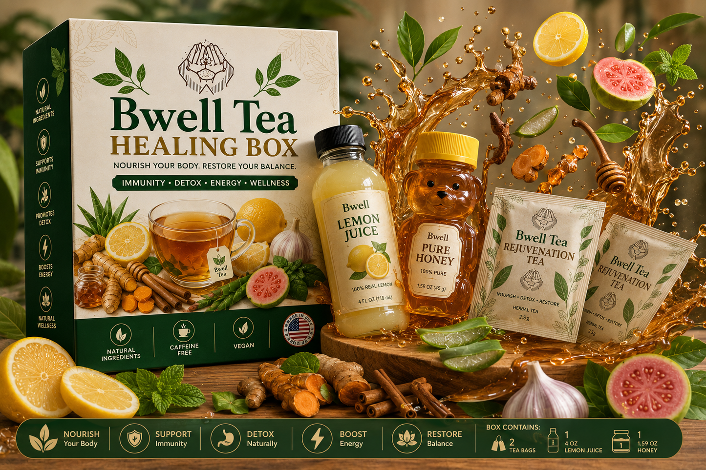 Bwell Tea Healing Box