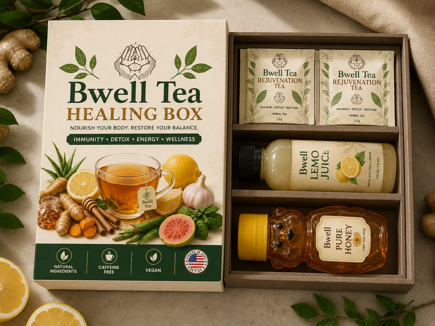 Bwell Tea Healing Box