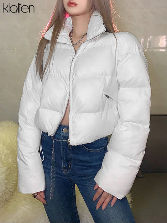 KLALIEN Winter Thicken Warm Padded Jacket