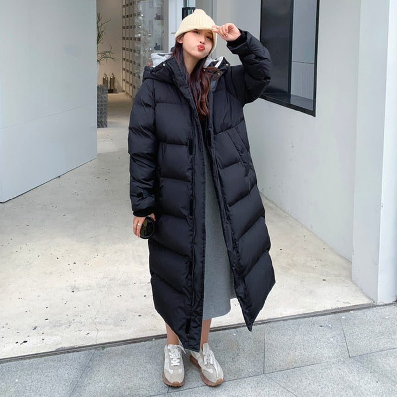 Long Down Jacket Women'S Coat  Winter