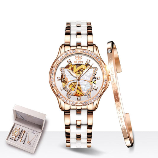 Automatic Ceramic Hollow Wristwatch