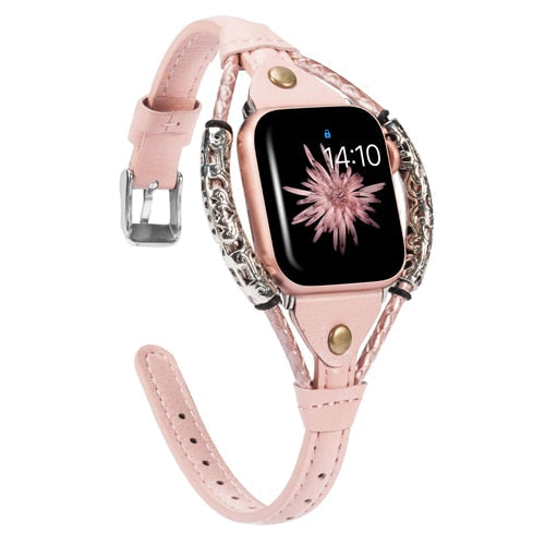 Genuine Leather Strap for Apple Watch Band
