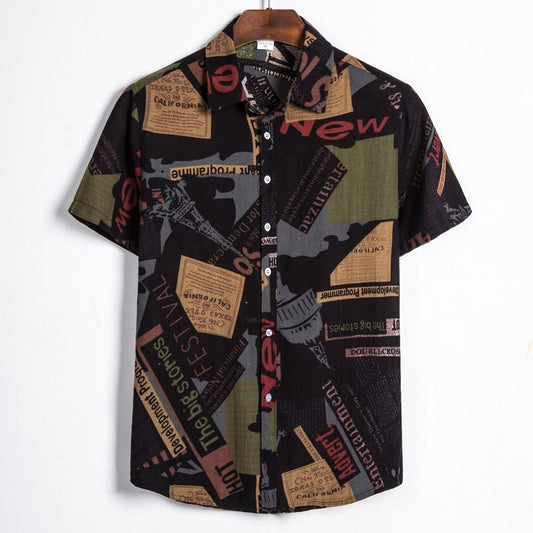 Lapel Tops Casual Shirt