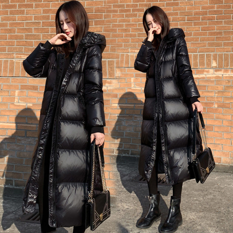 Fashion Thicken Winter Hooded Loose Long Jacket