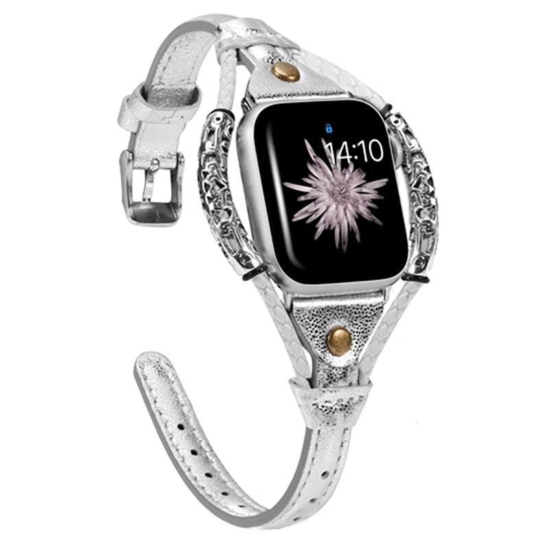 Genuine Leather Strap for Apple Watch Band