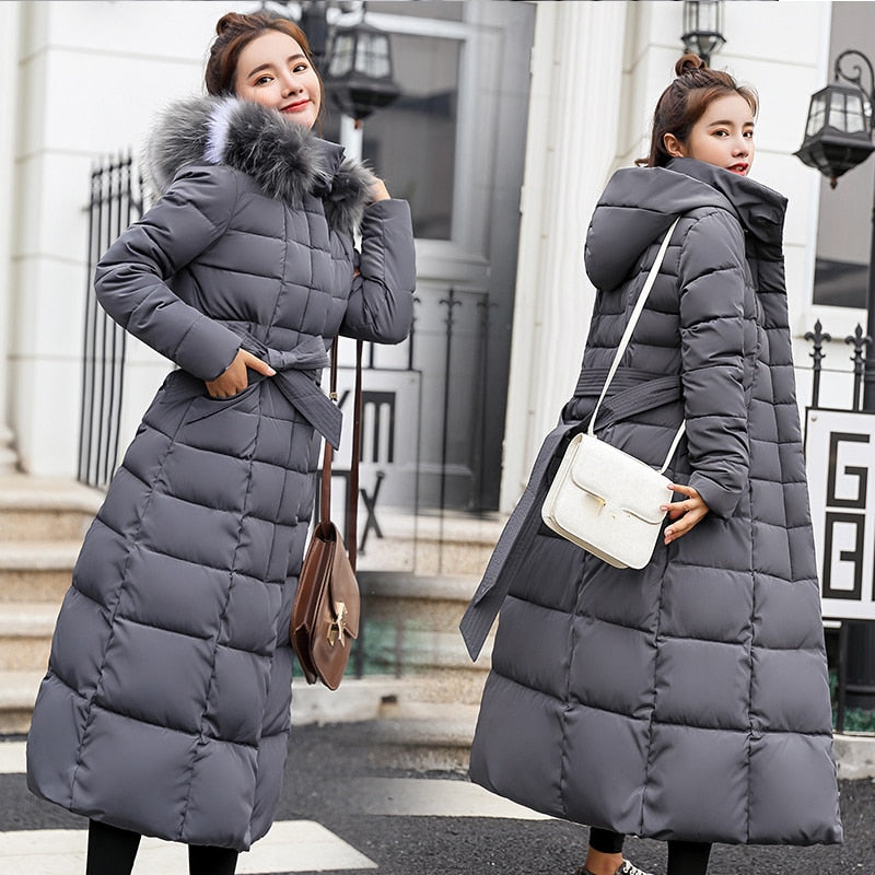 winter clothes women Fur Parkas Quilted jackets