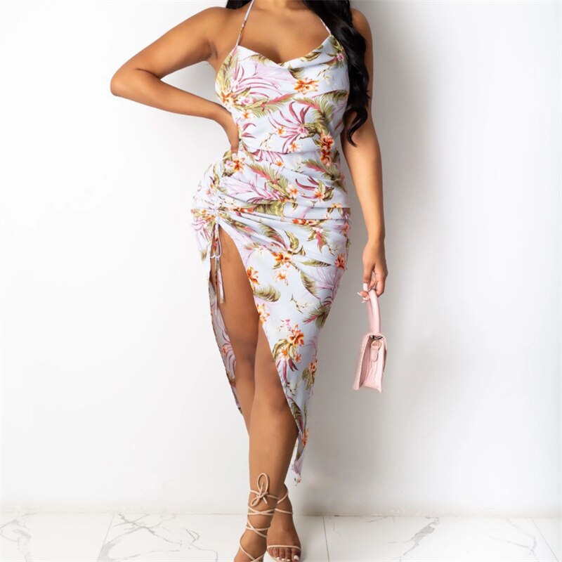 New Style Women Sexy Slit Dress