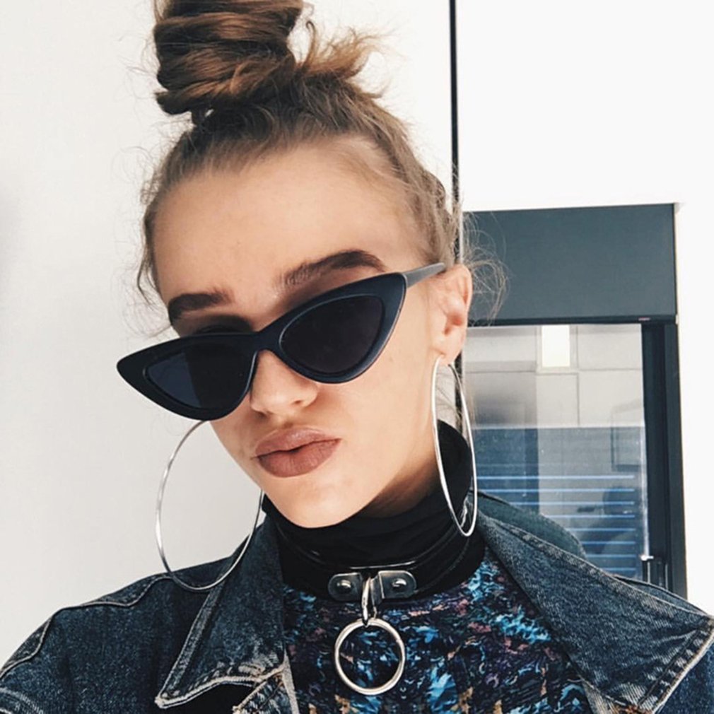 Vintage Triangle Cat Eye Sunglasses