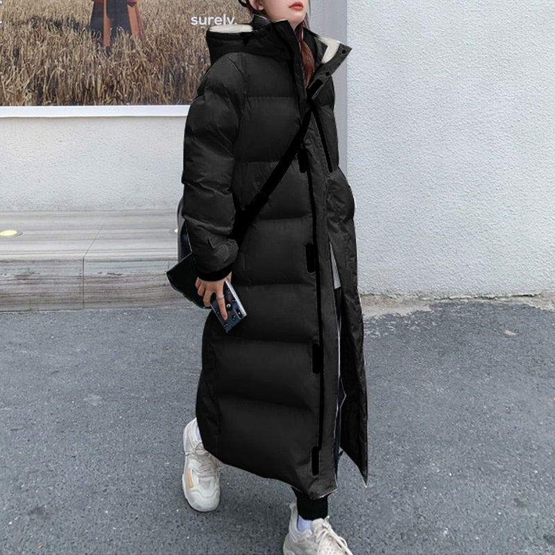 Long Down Jacket Women'S Coat  Winter