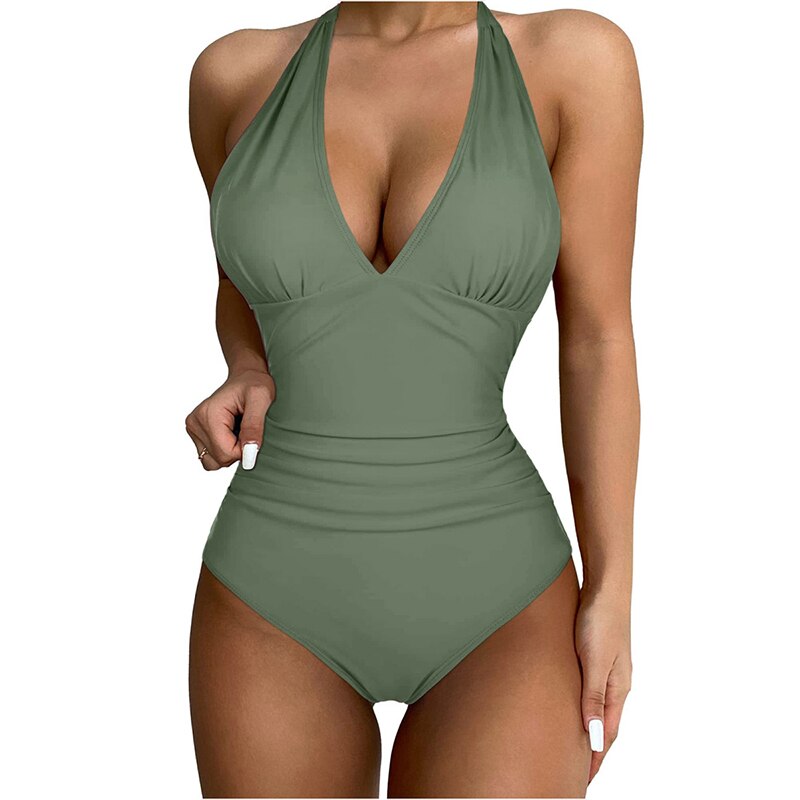 Women Sexy Swimsuit High Waist Sexy Suspender Swimsuit