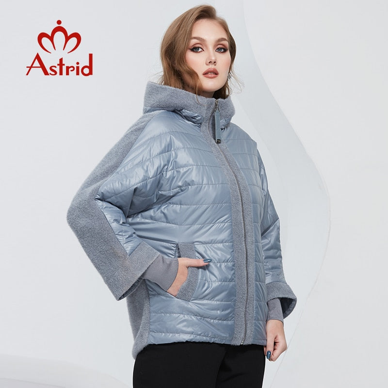 Spring Women Parkas Oversize Padded Coats