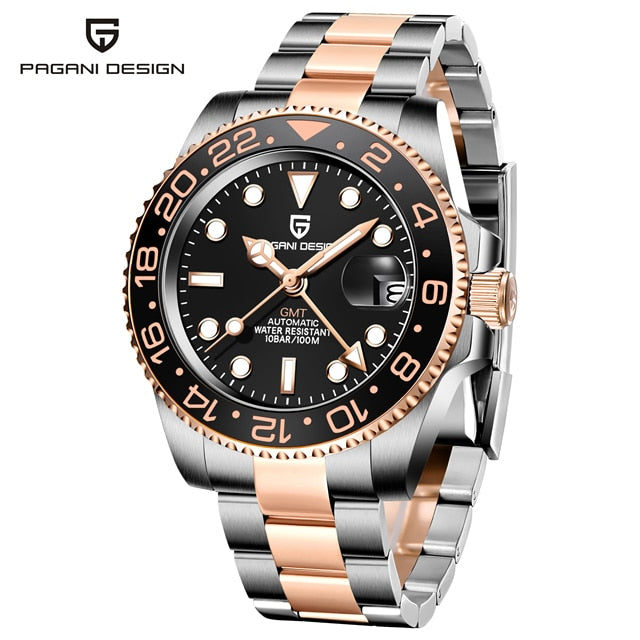 Stainless Steel GMT Watch