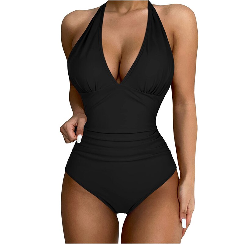 Women Sexy Swimsuit High Waist Sexy Suspender Swimsuit