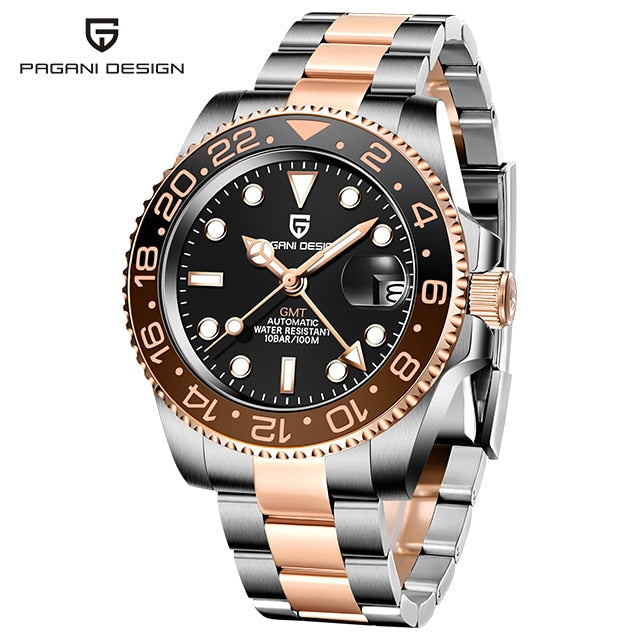 Stainless Steel GMT Watch