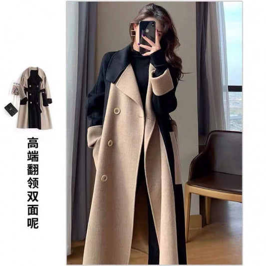 Cashmere coat high sense wool women