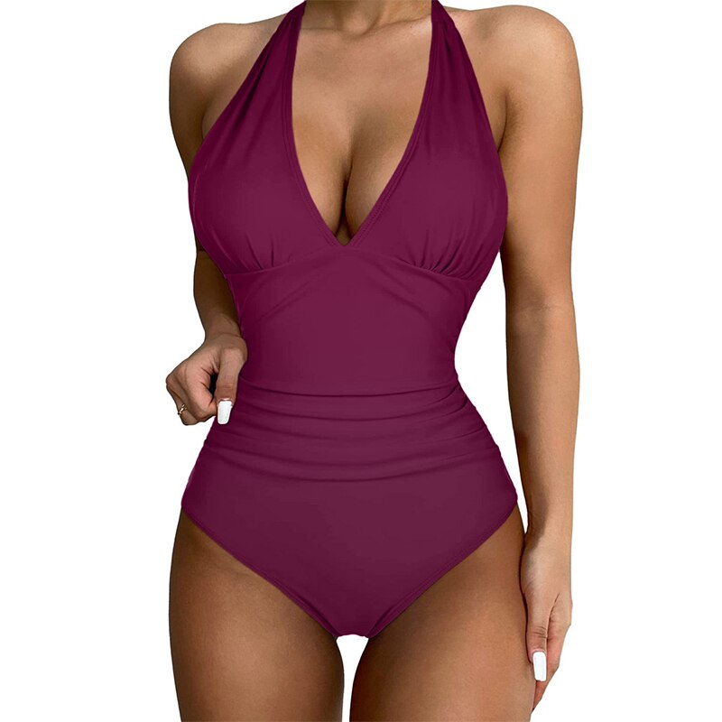 Women Sexy Swimsuit High Waist Sexy Suspender Swimsuit