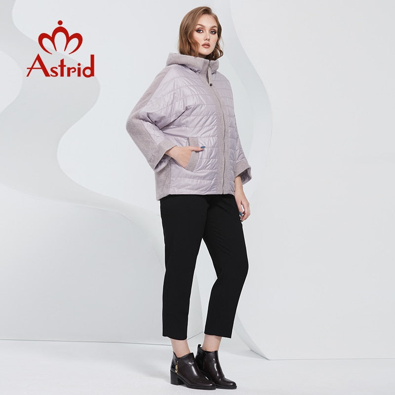 Spring Women Parkas Oversize Padded Coats