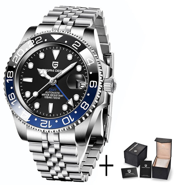 Stainless Steel GMT Watch
