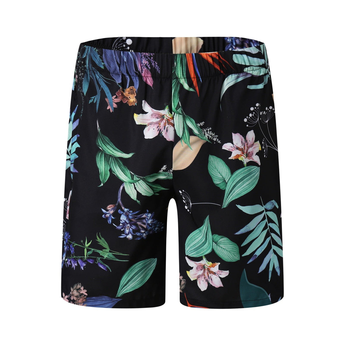 Summer Hawaii Print Shirt Casual Beach Suit