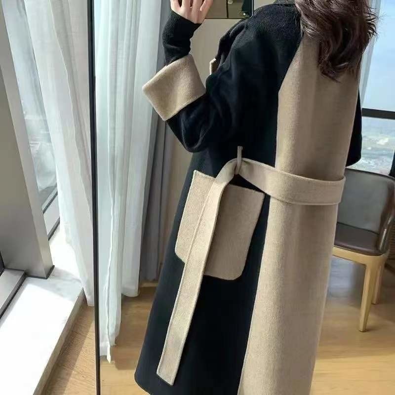 Cashmere coat high sense wool women