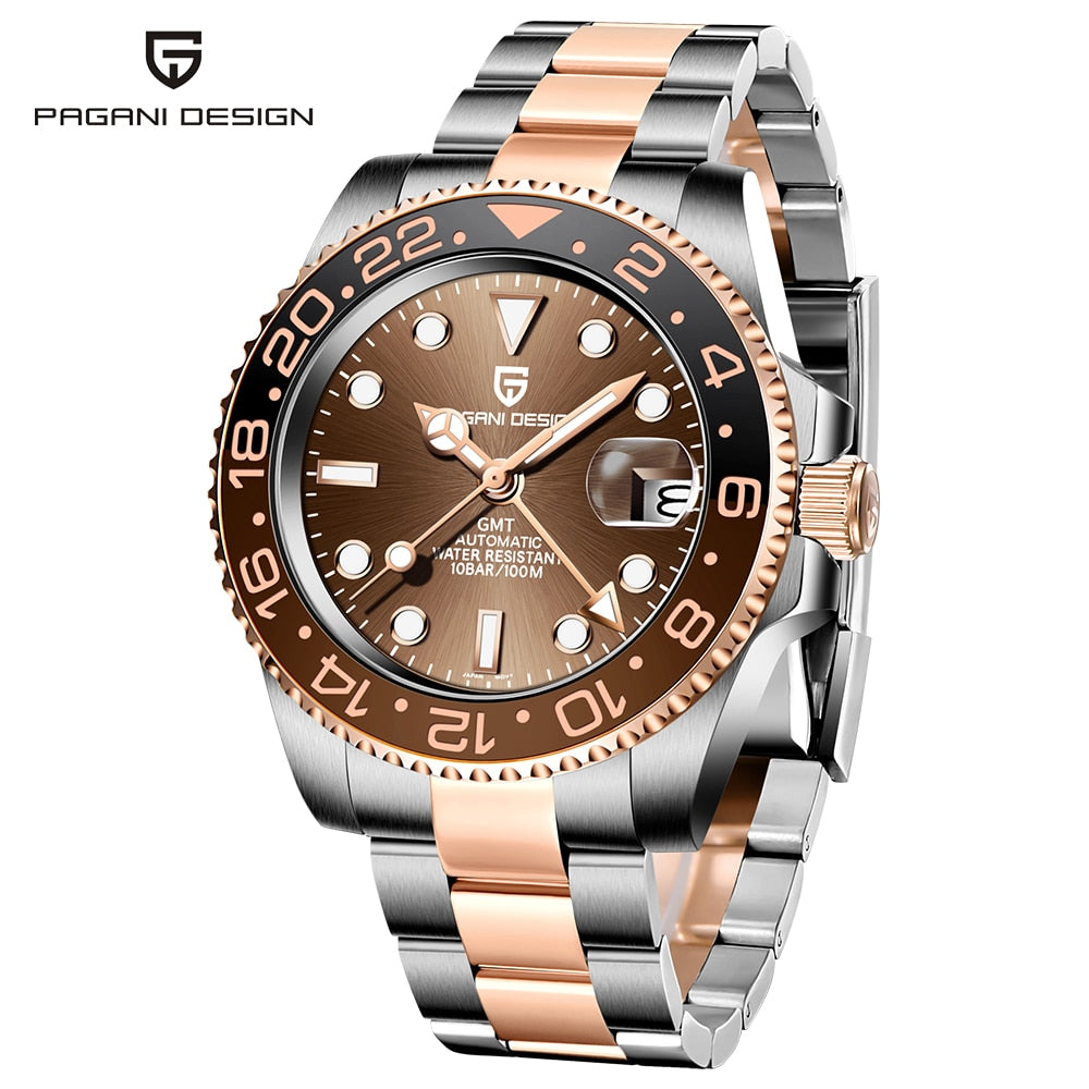 Stainless Steel GMT Watch