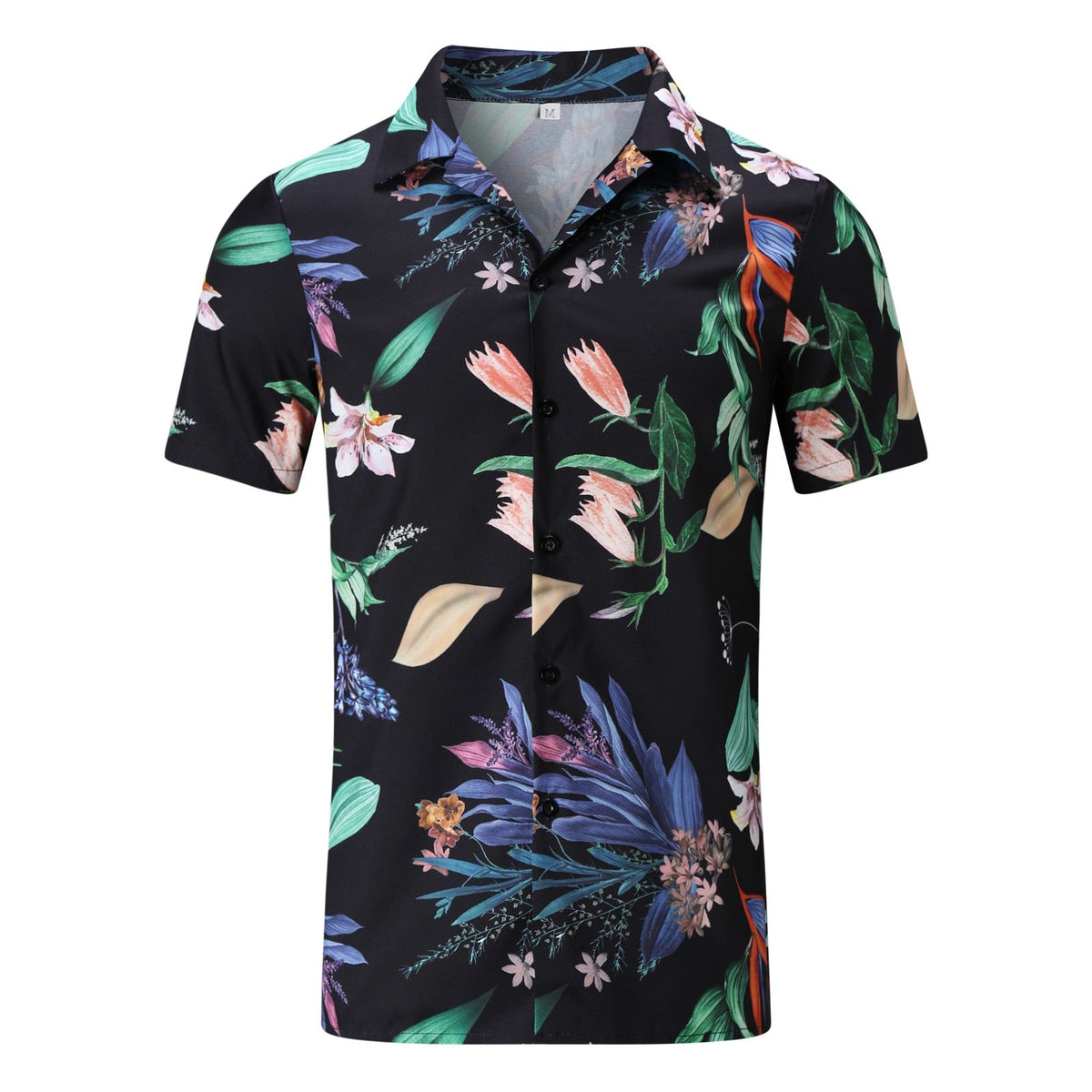 Summer Hawaii Print Shirt Casual Beach Suit