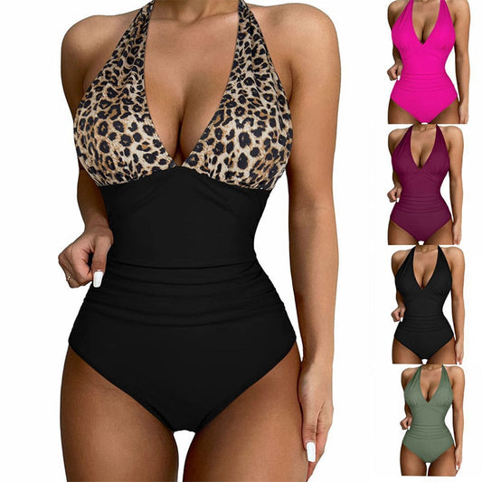 Women Sexy Swimsuit High Waist Sexy Suspender Swimsuit
