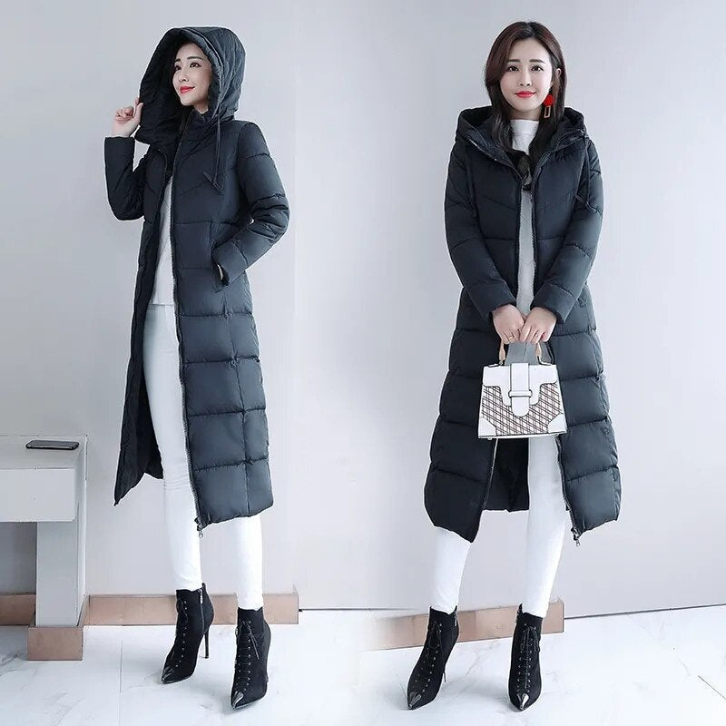 Long Straight Winter Coat