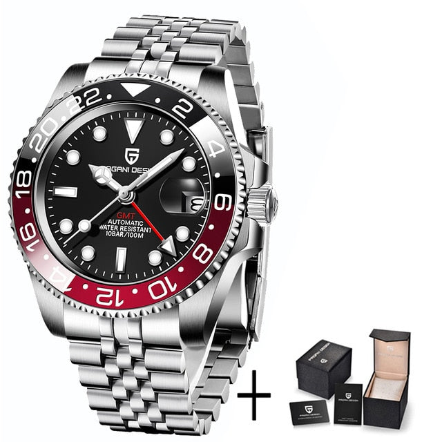 Stainless Steel GMT Watch
