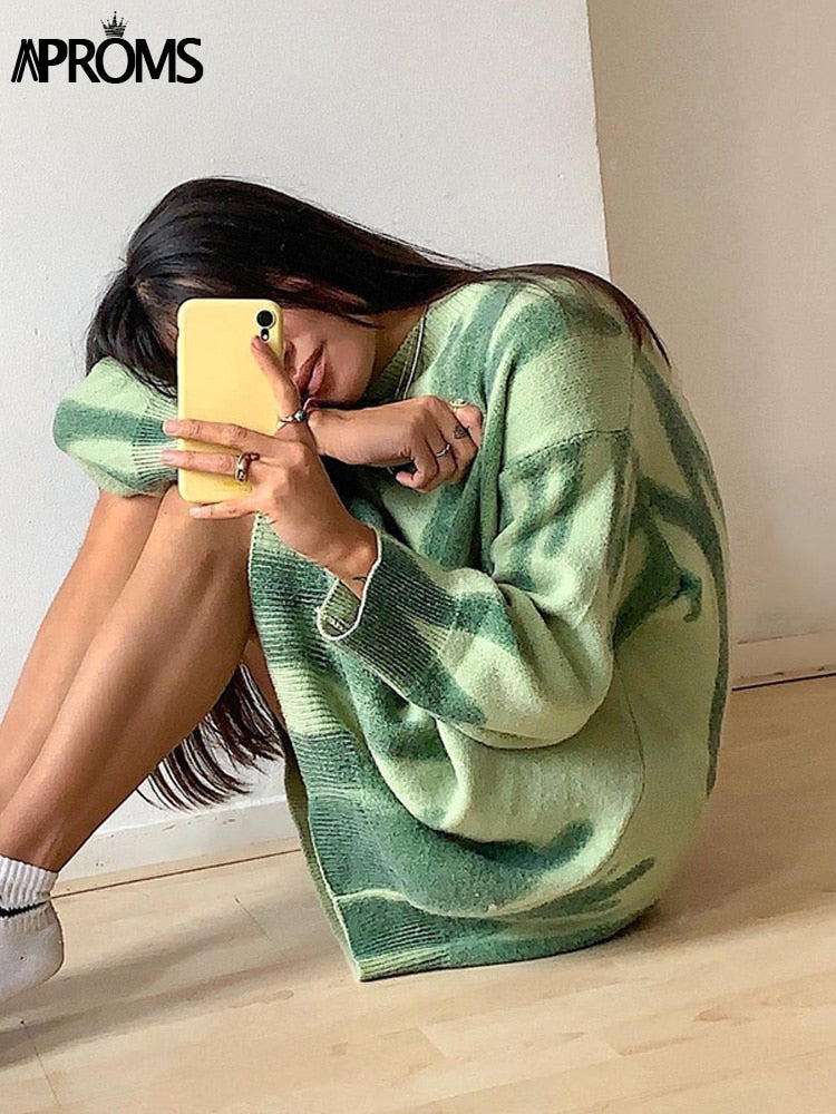 Aproms Multi Striped Knitted Soft  Sweaters