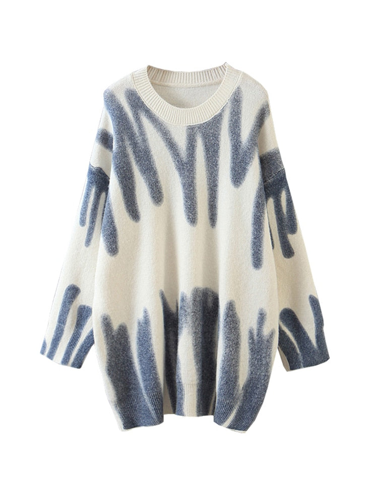 Aproms Multi Striped Knitted Soft  Sweaters