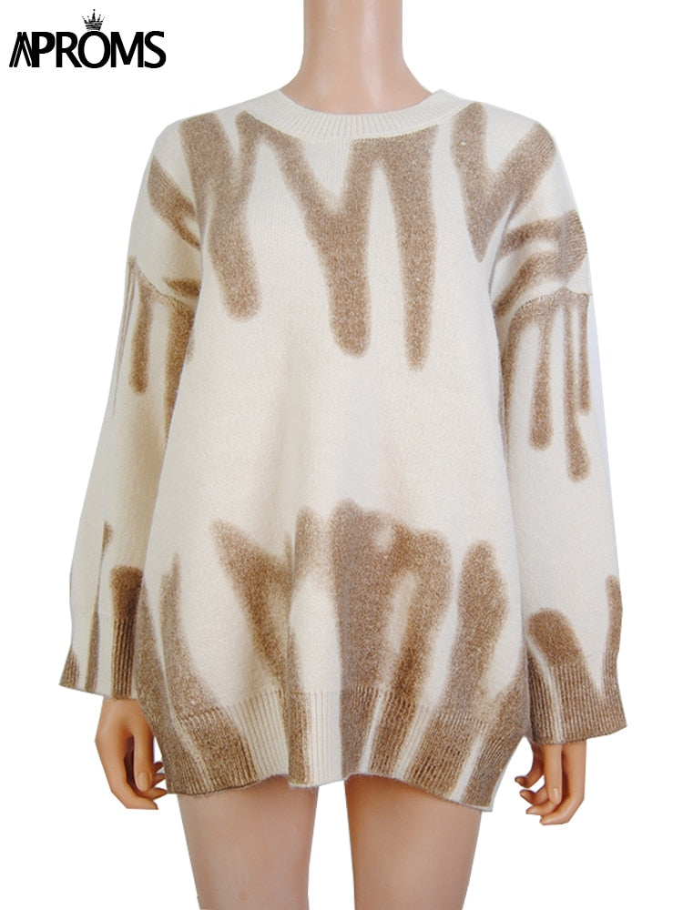 Aproms Multi Striped Knitted Soft  Sweaters