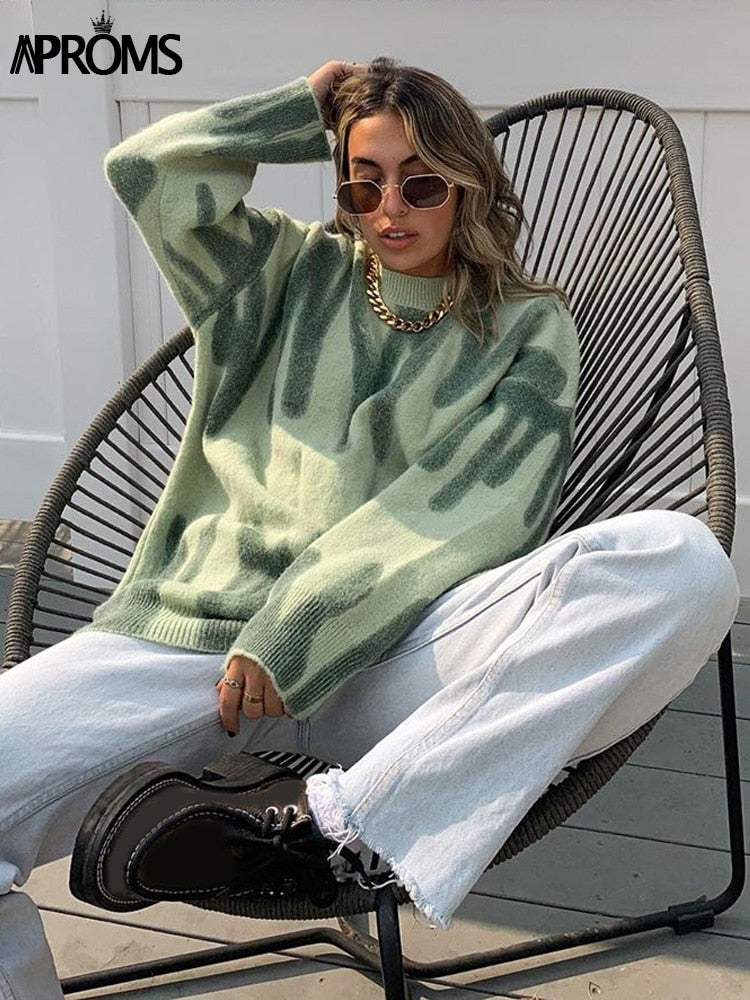 Aproms Multi Striped Knitted Soft  Sweaters